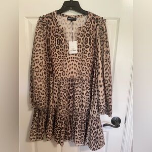 Generation Love Leopard Print Dress